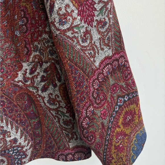 Coldwater Creek Paisley Tapestry Jacket Blazer Size 1X - Picture 4 of 7